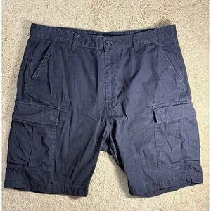Levis Cargo Shorts Men W38 Black Ripstop Hi-Rise Utility Casual